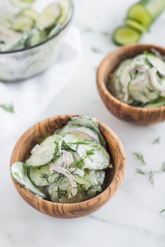 creamy cucumber dill salad