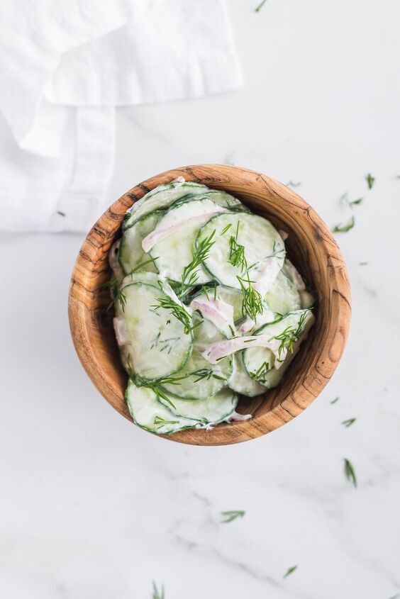 creamy cucumber dill salad