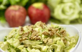 Shredded Brussels Sprouts and Apple Salad