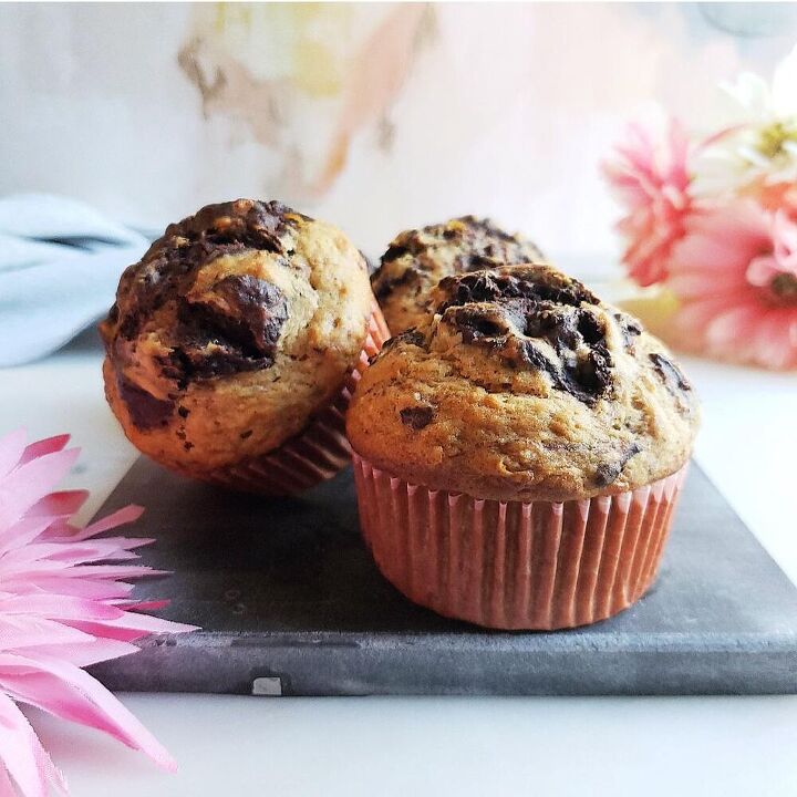 banana chocolate muffins