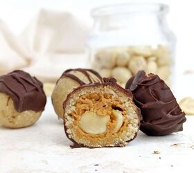 snickers protein balls all the layers but easy