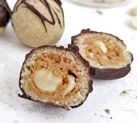 snickers protein balls all the layers but easy