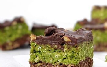 No Bake Matcha Brownie Protein Bites (Vegan, Gluten Free)