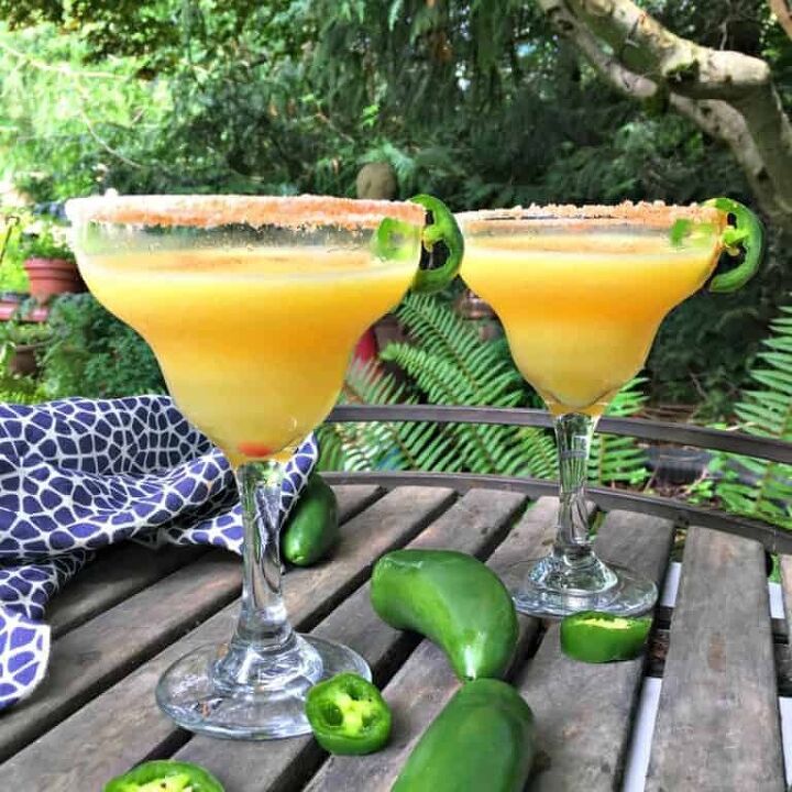 s 13 easy cocktail recipes for a relaxing summer, Mango Orange Spicy Margarita