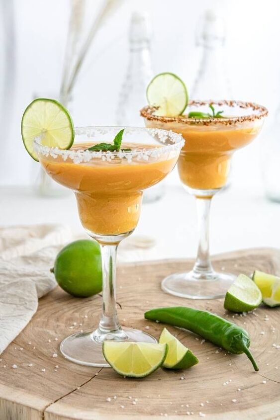s 13 easy cocktail recipes for a relaxing summer, Mango Margarita Pitcher Recipe How to Make B