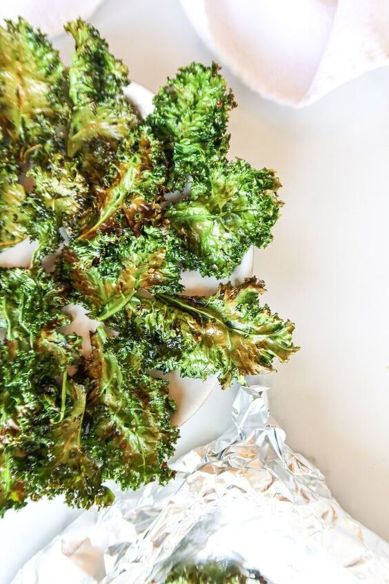 how to make amazing crispy kale chips in the oven, Crispy Kale Chips