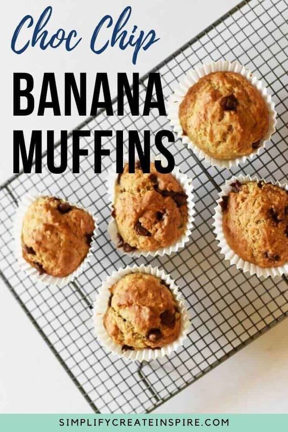 moist banana muffins with chocolate chips recipe