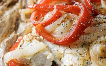 BBQ Feta Cheese With Peppers and Onions Recipe