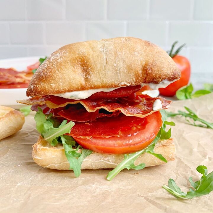 prosciutto blt with herb mayo