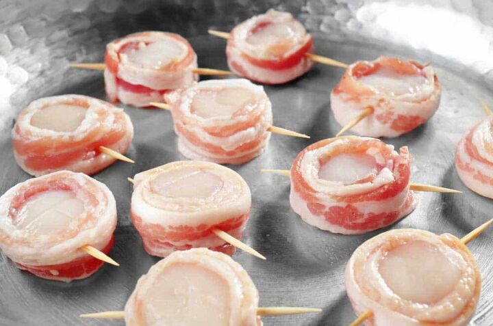 bacon wrapped scallops appetizer
