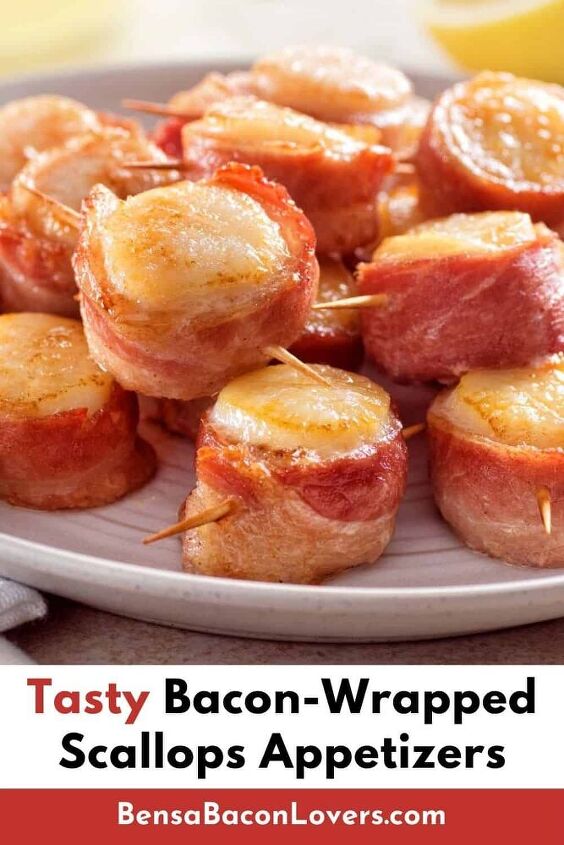 bacon wrapped scallops appetizer