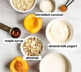 Peaches & Cream Overnight Oats (GF+DF) | Foodtalk