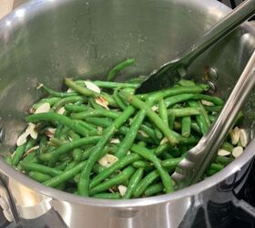 how to make quick and easy greenbean almondine, Steamed greenbeans are healthy and delicious
