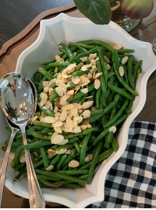 how to make quick and easy greenbean almondine