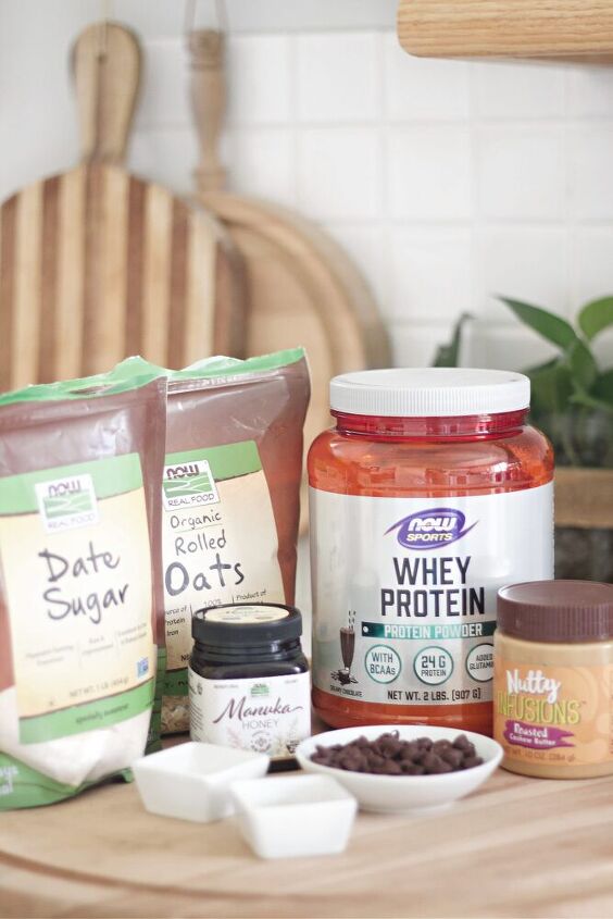 no bake nut butter protein squares make in 5 minutes