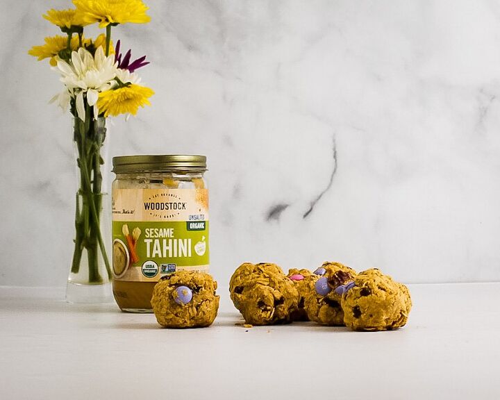 tahini cookie bombs with dates