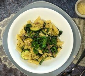 green veg pesto pasta