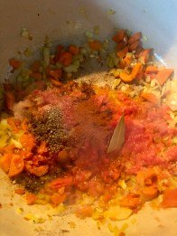 lentil bean and chorizo stew