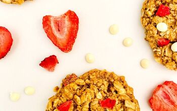 Tropical Strawberry, Pineapple + White Chocolate Chip Oat Cookies