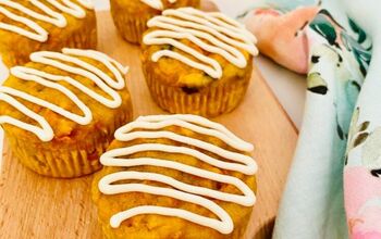 Healthy Carrot Cake Muffins