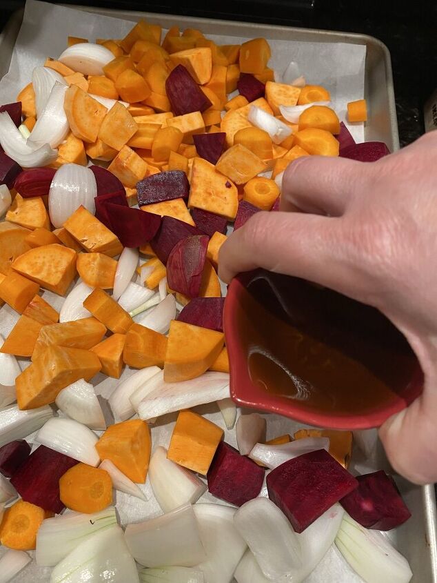 honey roasted beets carrots and sweet potato recipe