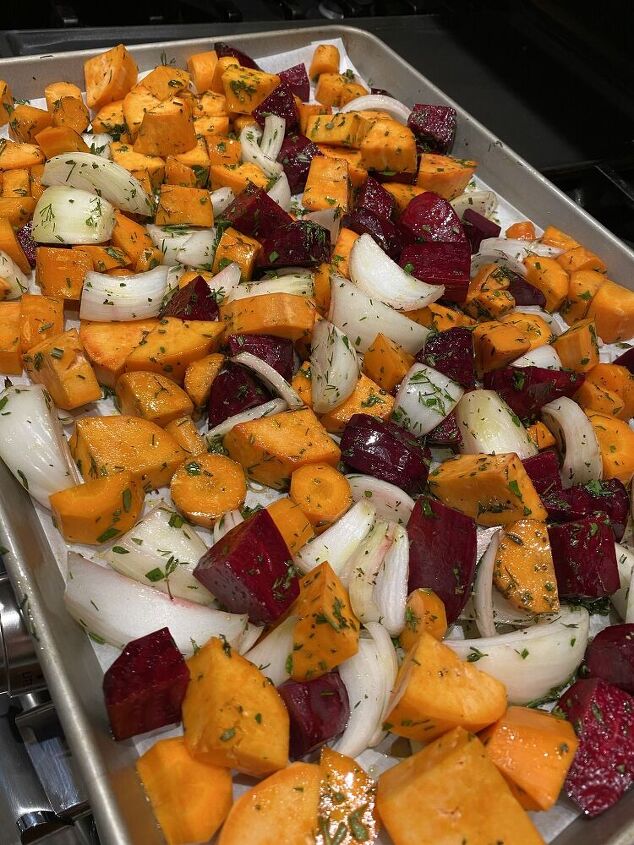 honey roasted beets carrots and sweet potato recipe