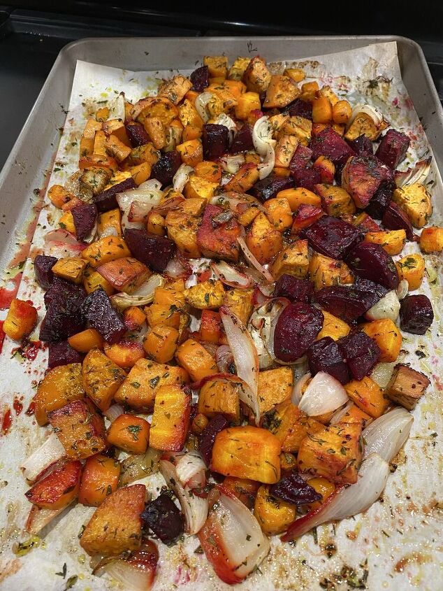 honey roasted beets carrots and sweet potato recipe
