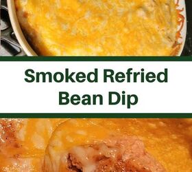 smoked refried bean dip recipe made on a pit boss smoker