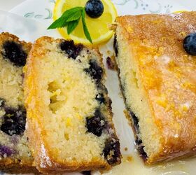 Lemon Blueberry Cake (eggless)