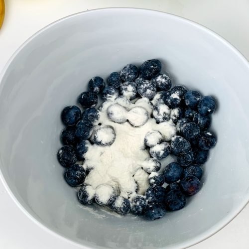 lemon blueberry cake eggless, blueberries