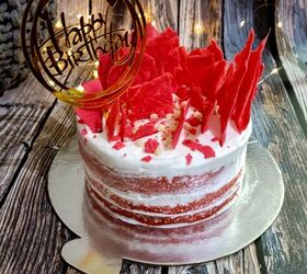 Happy Birthday to Me: Strawberry Pink Velvet Cake - Dessert First
