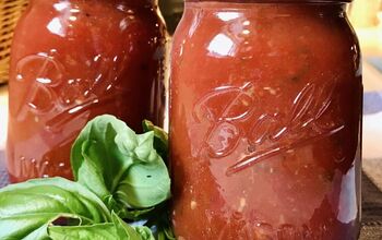 Homemade Tomato Spaghetti Sauce & How To Can Preserve It