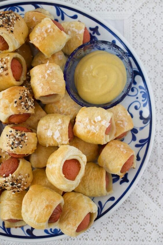 puff pastry pigs in a blanket, Try Honey Mustard as a delicious dip for these Puff Pastry Pigs in a Blanket