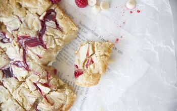 White Chocolate Raspberry Blondies