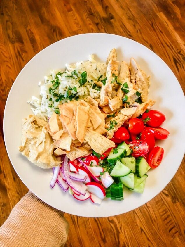 mediterranean chicken platter