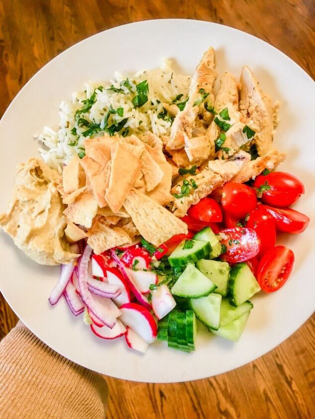 mediterranean chicken platter