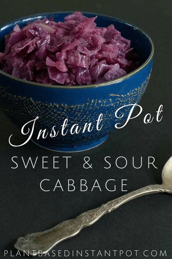 instant pot sweet and sour cabbage