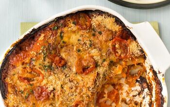 Cheese and Tomato Potato Bake