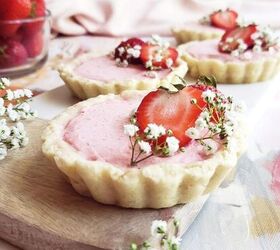 Bursting with fresh strawberry flavor, these creamy tarts are the perfect send-off for summer