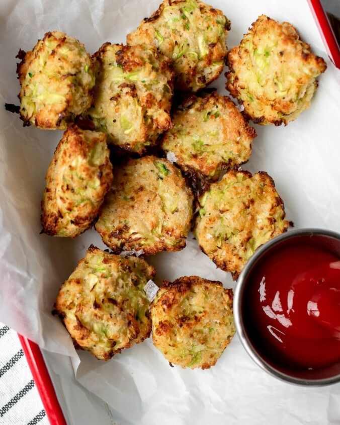 air fryer zucchini tots