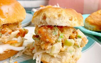 Fried Chicken Salad Sliders