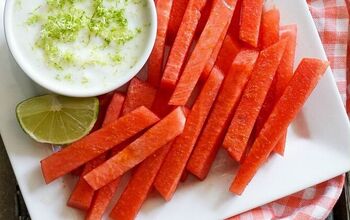 Zesty Watermelon Fries With Coconut Lime Sauce