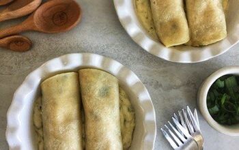 Mom’s Cilantro and Green Chile Chicken Enchiladas