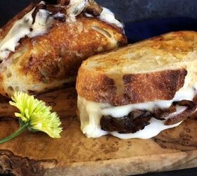 Adult Grilled Cheese With Cinnamon Caramelized Onions