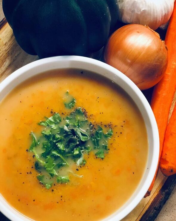 carrots squash soup