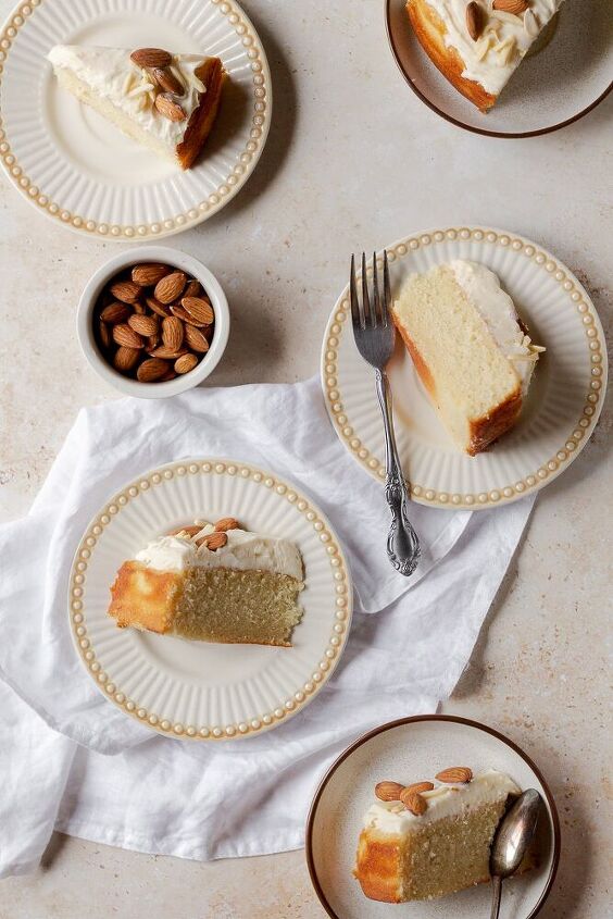 one layer almond cake