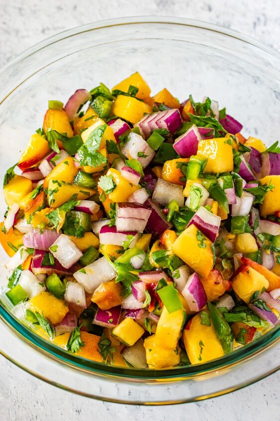 grilled chipotle chicken with peach salsa