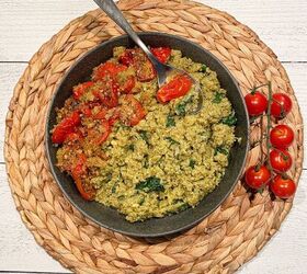 Pesto Quinoa With Italian Roasted Tomatoes