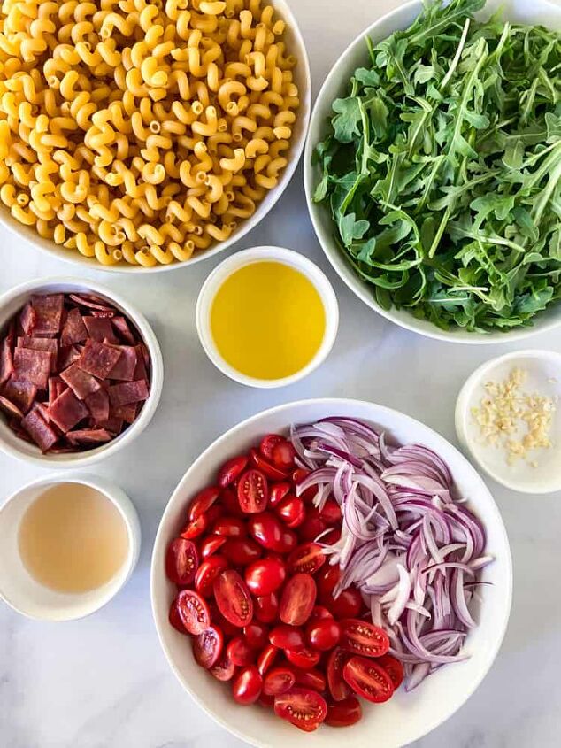 healthier blt pasta salad