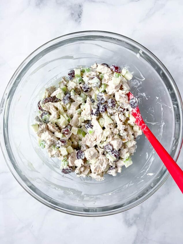 healthy chicken waldorf salad